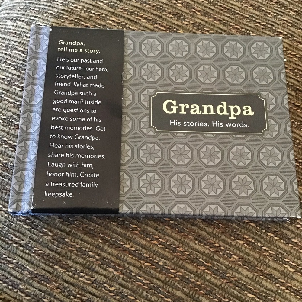 NEW Family Heirloom Book: Grandpa - His Stories. His words.